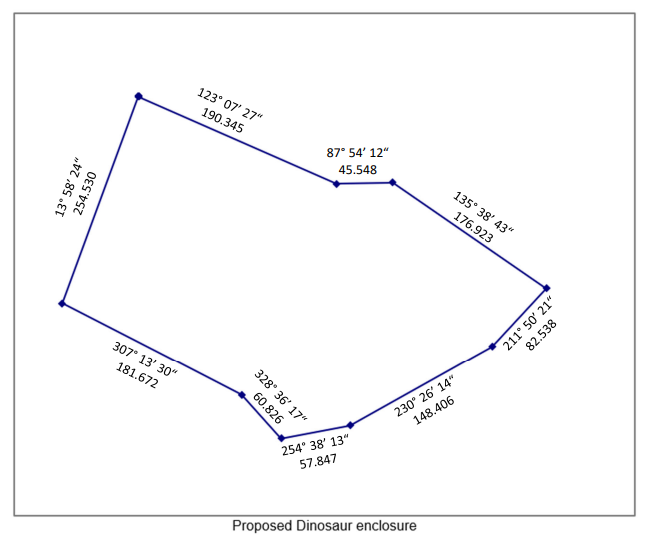 find area of closed traverse , using surveyor