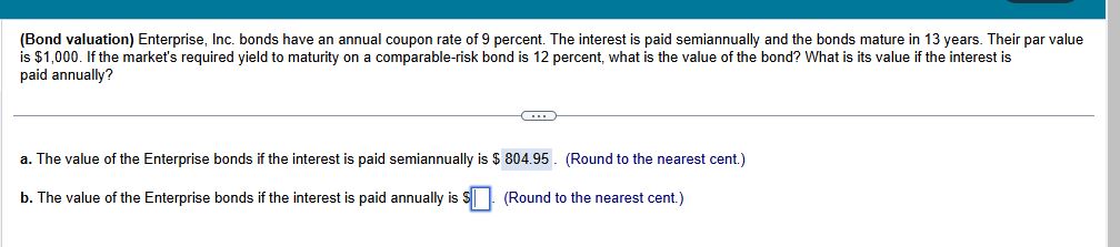 these are five separate questions that I need