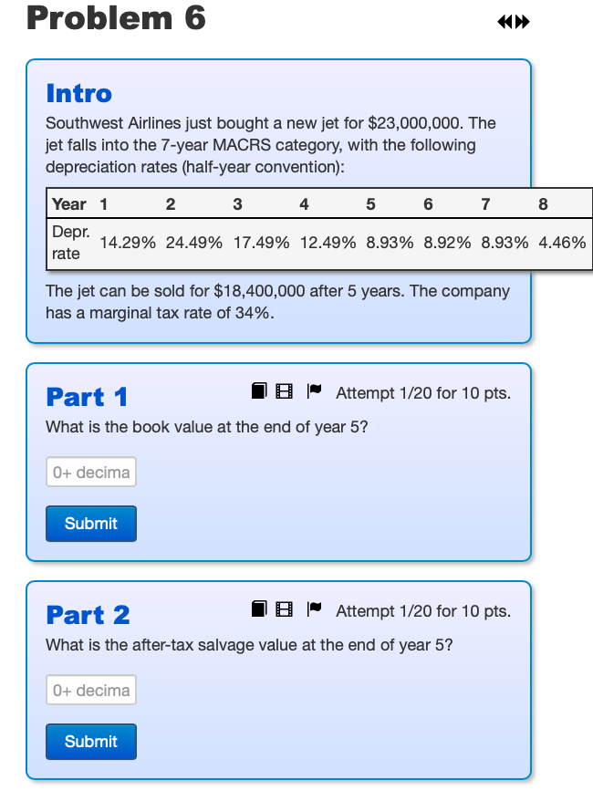 Problem 5 Intro 8 years ago, a new machine cost