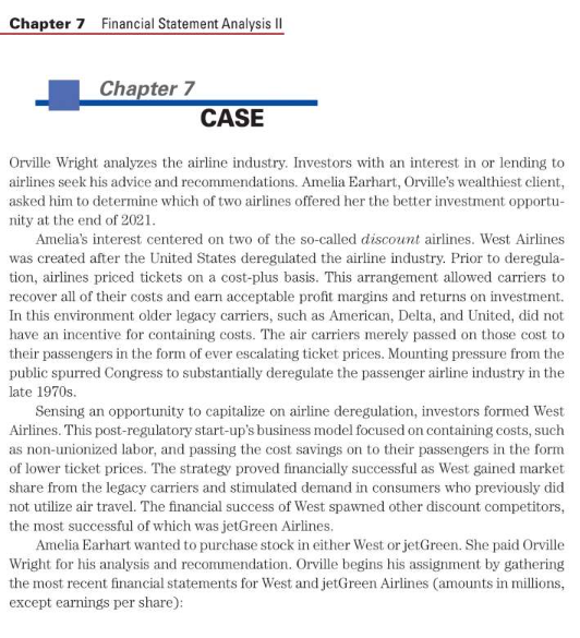 Please include Calculations: Chapter 7 Financial