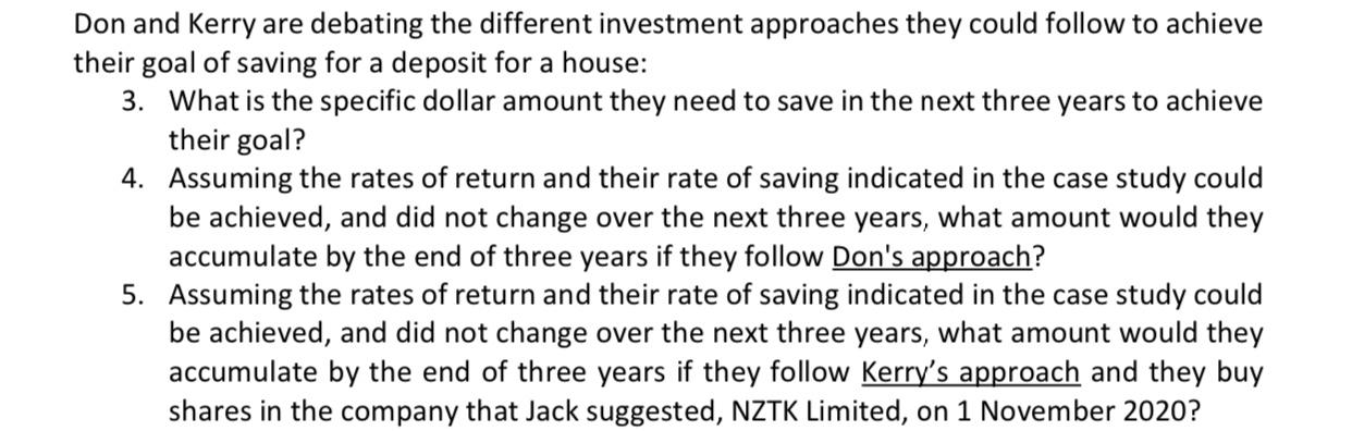 Case Study Facts PART A: Don and Kerry Monroe,