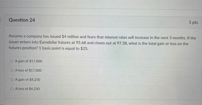 V6 D Question 23 1 pts Assume an investor has $5