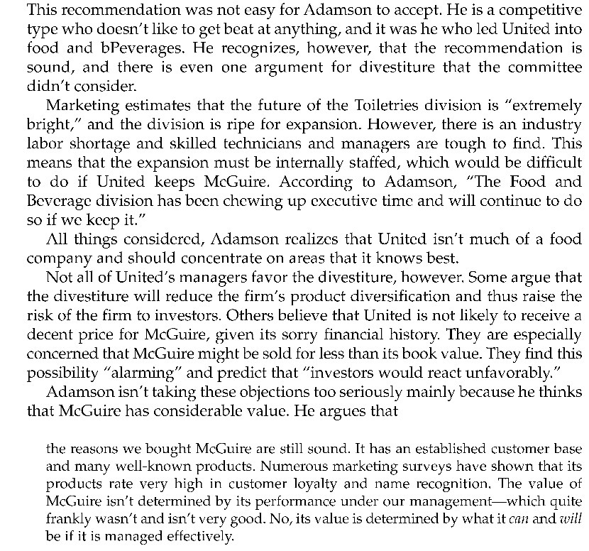 This recommendation was not easy for Adamson to