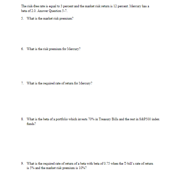 Given the following probability distribution,