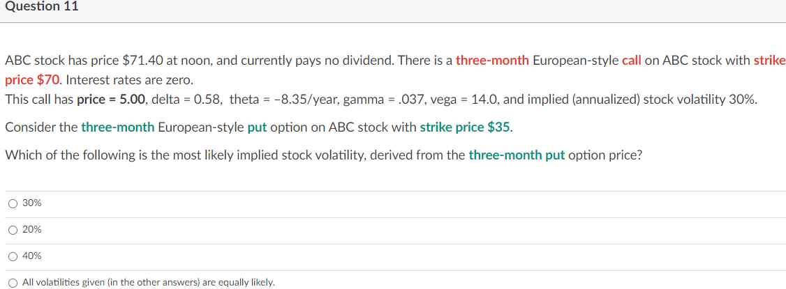 Please help question 6-14 Question 10 ABC stock
