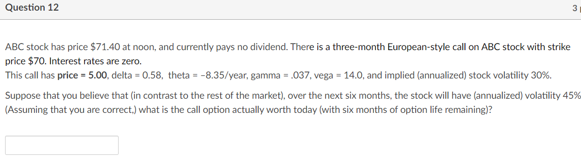 Please help question 6-14 Question 10 ABC stock