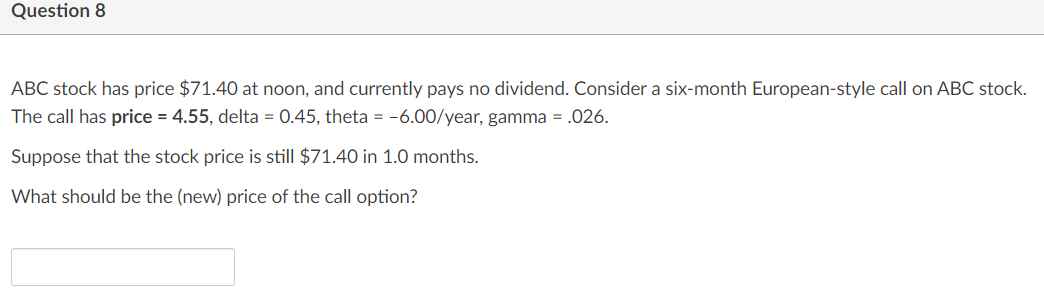 Please help question 6-14 Question 10 ABC stock