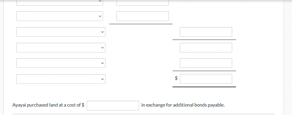 Chapter 5: Ques 2: Ayayai Inc. had the following