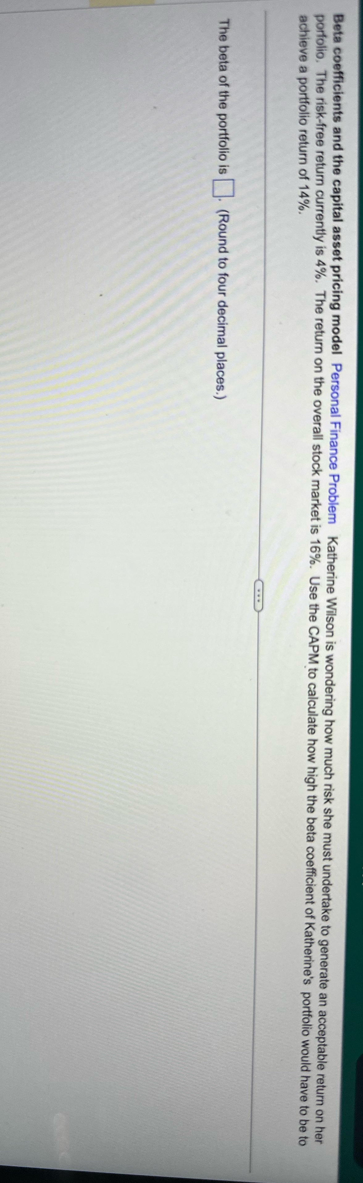 What's the best way to solve this problem ? Beta