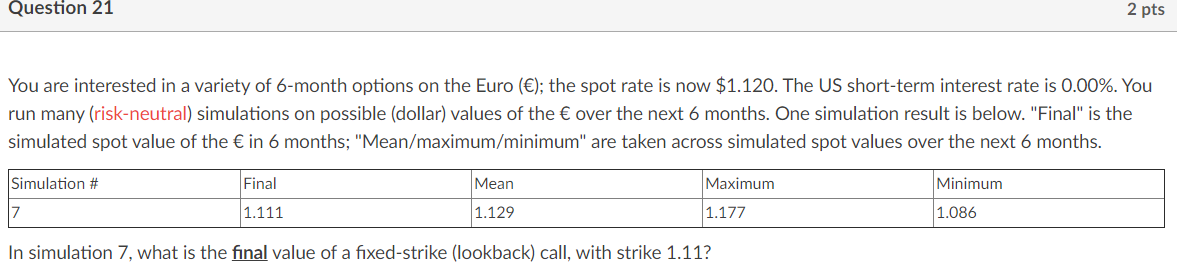 Please help question 21-26 Question 21 2 pts You
