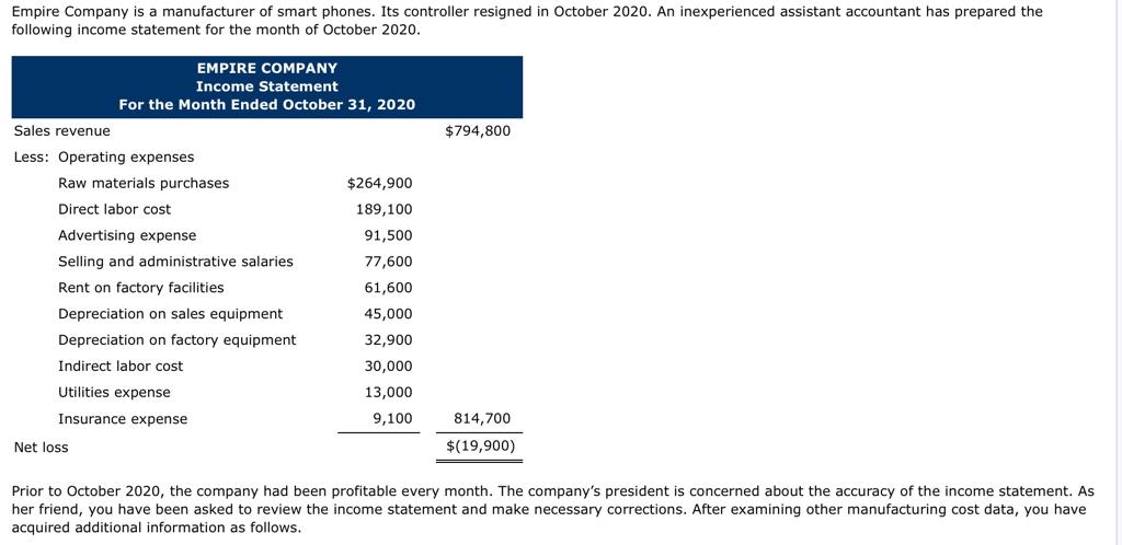 Solve Using tables 1. Inventory balances at the