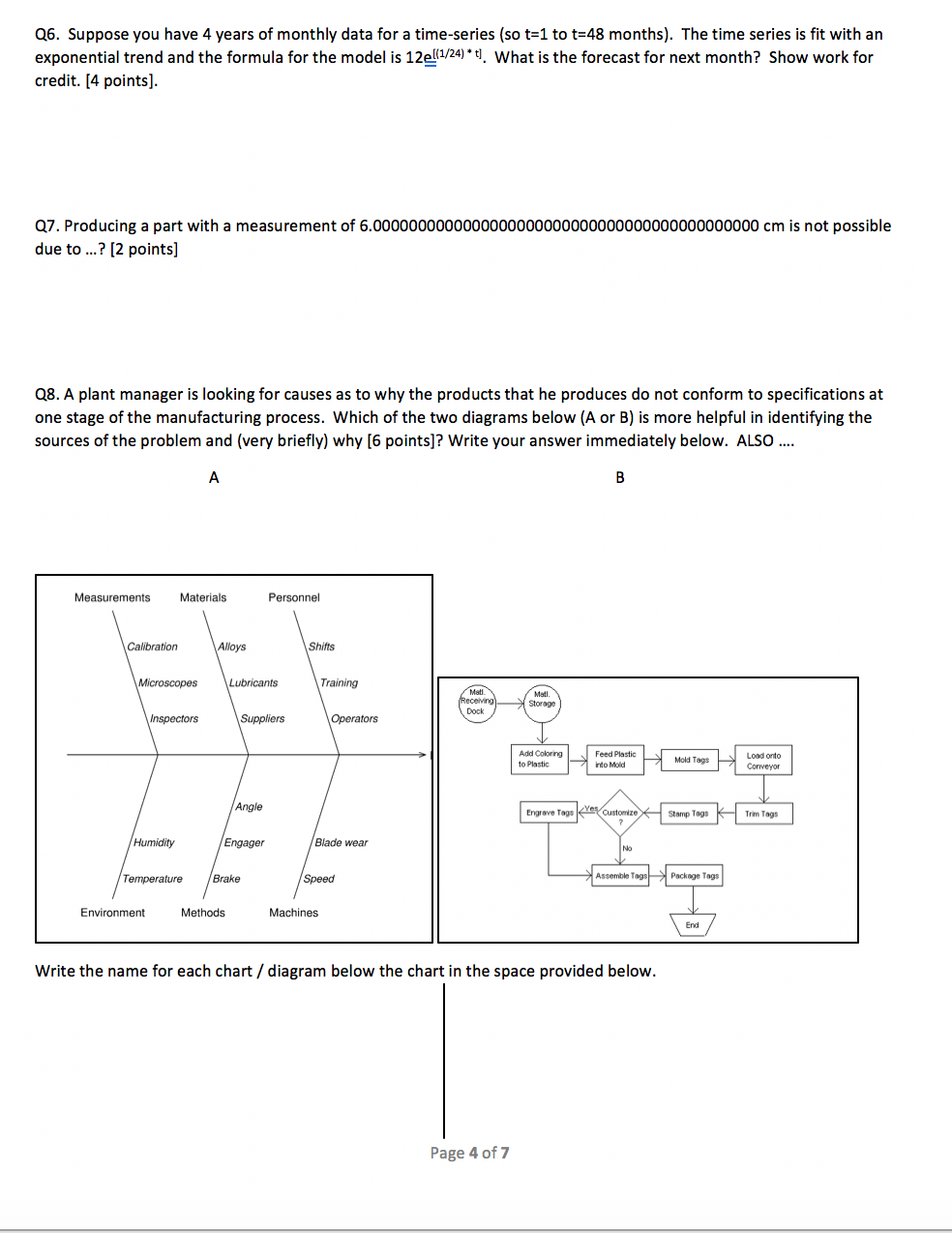 I need help answering these questions. Q6.