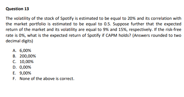 I know that the answer is 6% but i dont know how