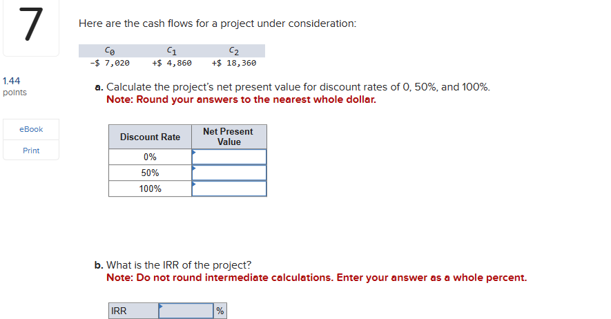 Q7 Assistance needed 1.44 points eBook Pnnt Here