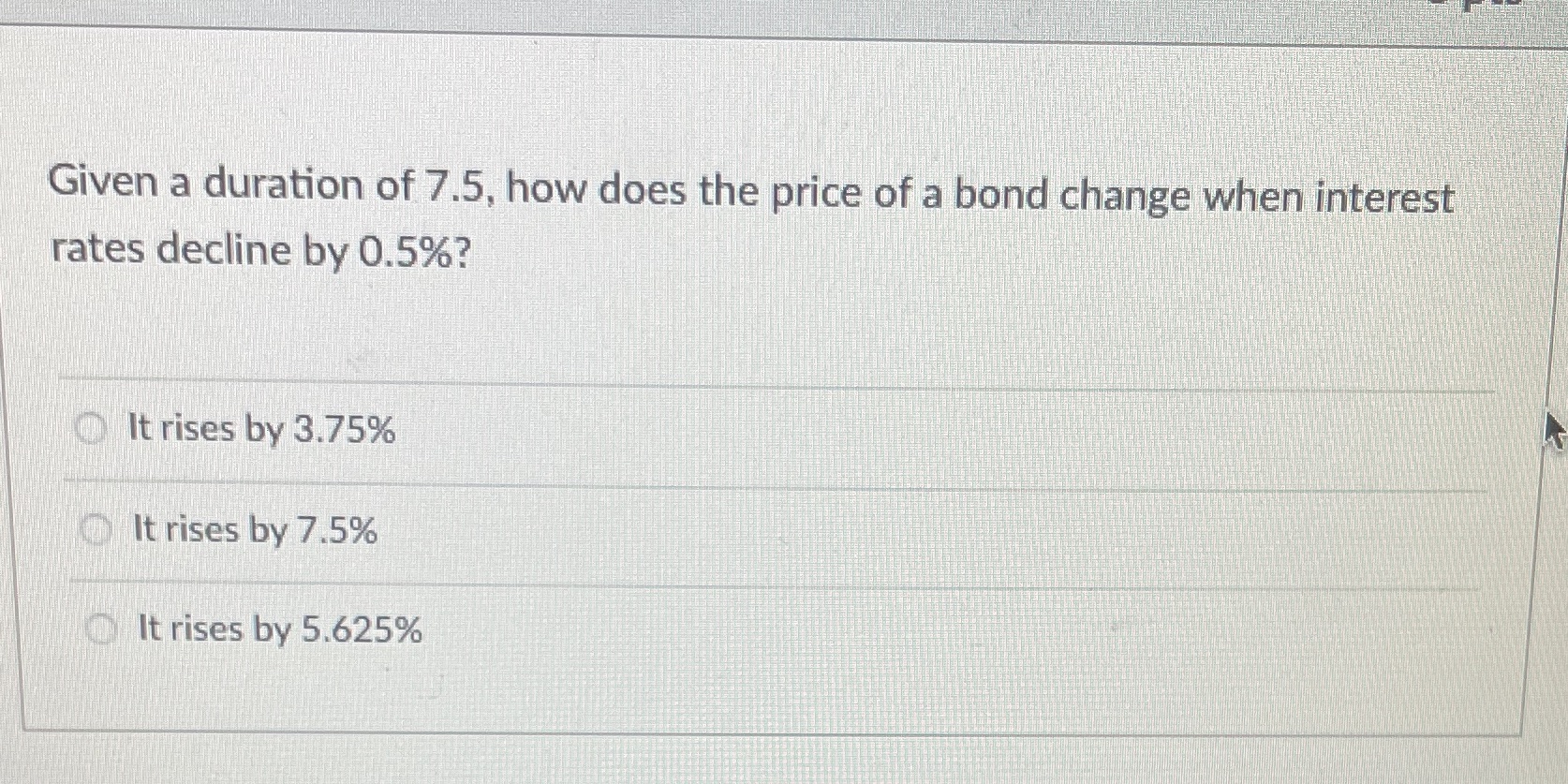 Is 3.5 correct? Given a duration of 7.5, how does