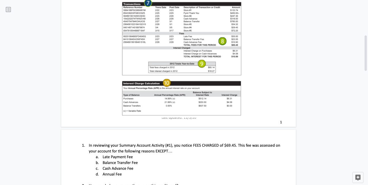 Select the correct answer in the sheet? FINE