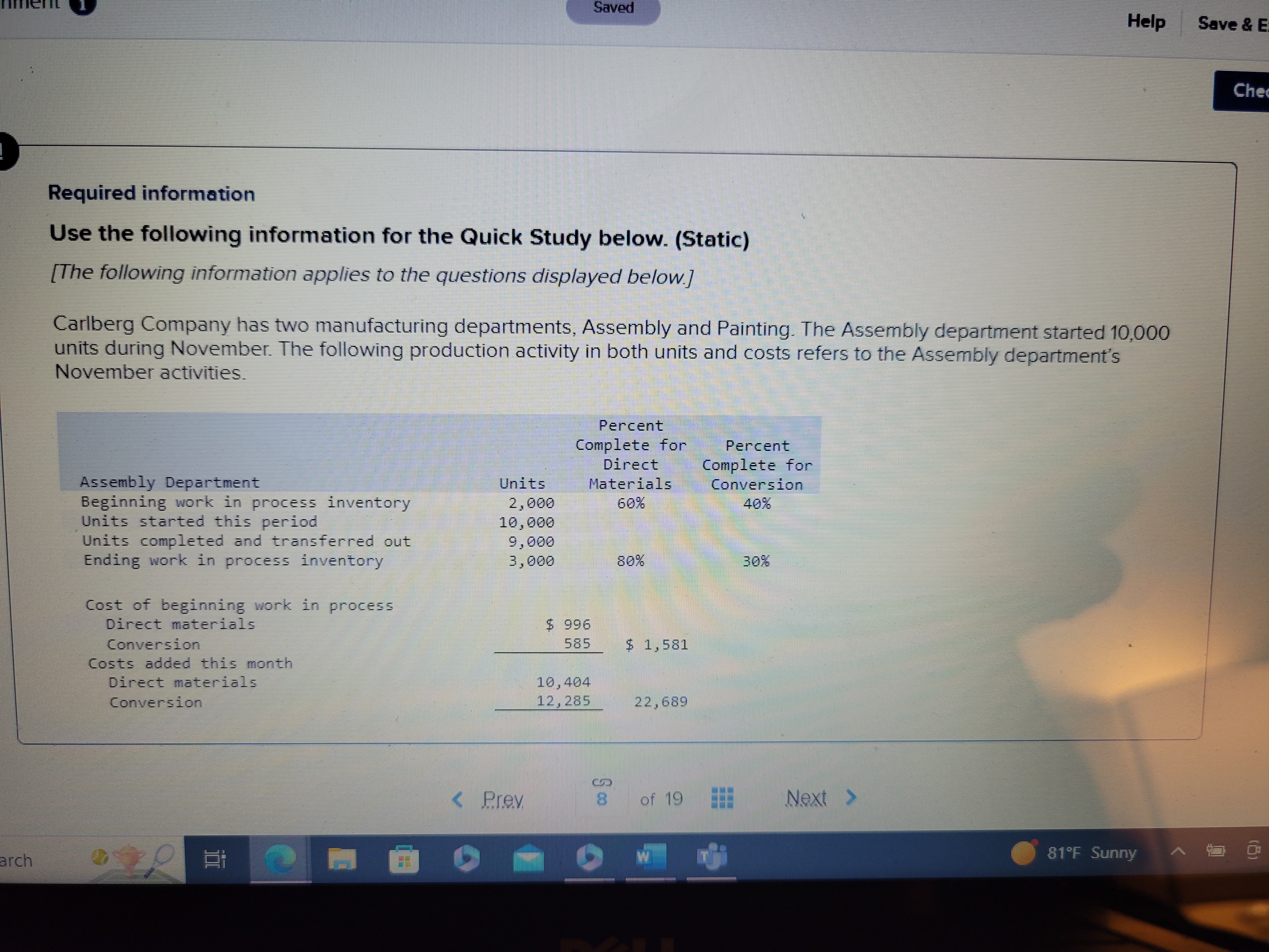 Saved Help Save & E Che Required information Use