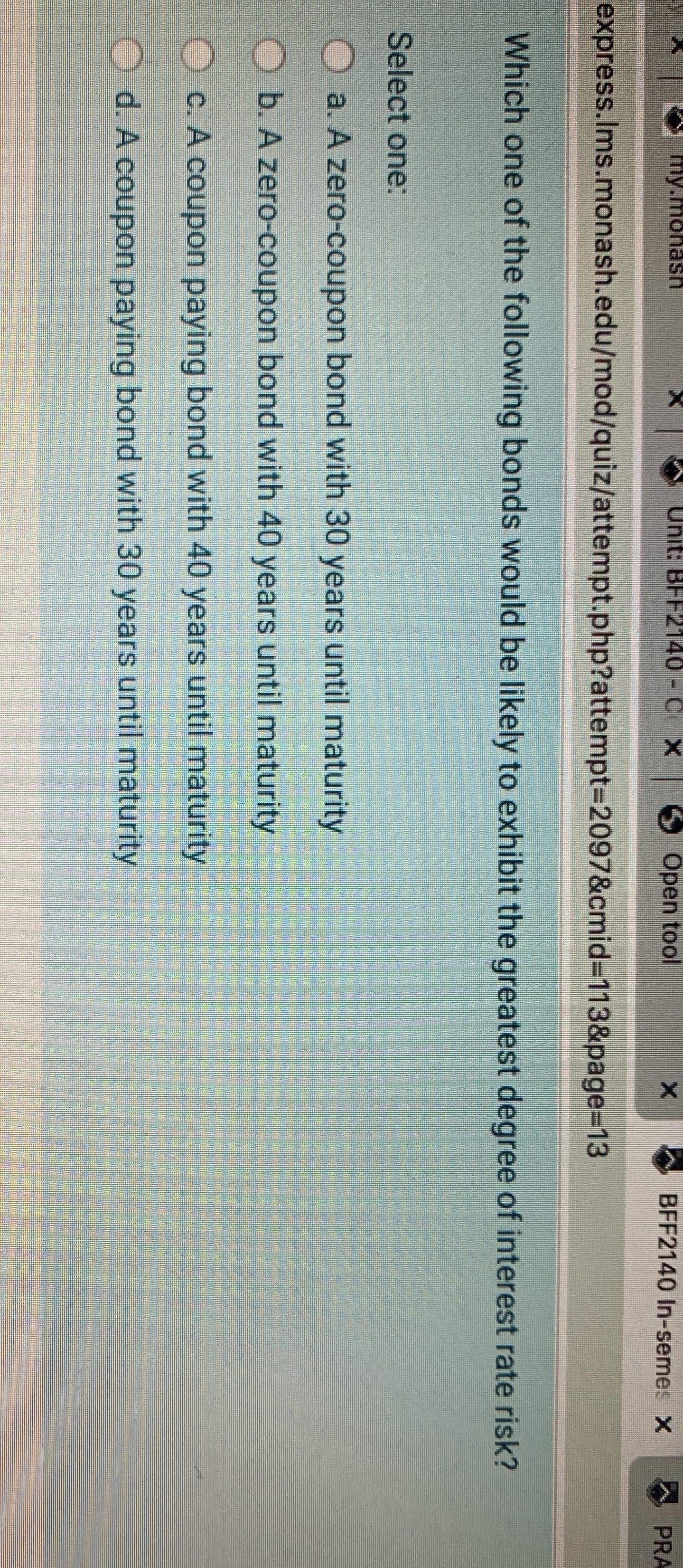 Could you please answer this multiple choice