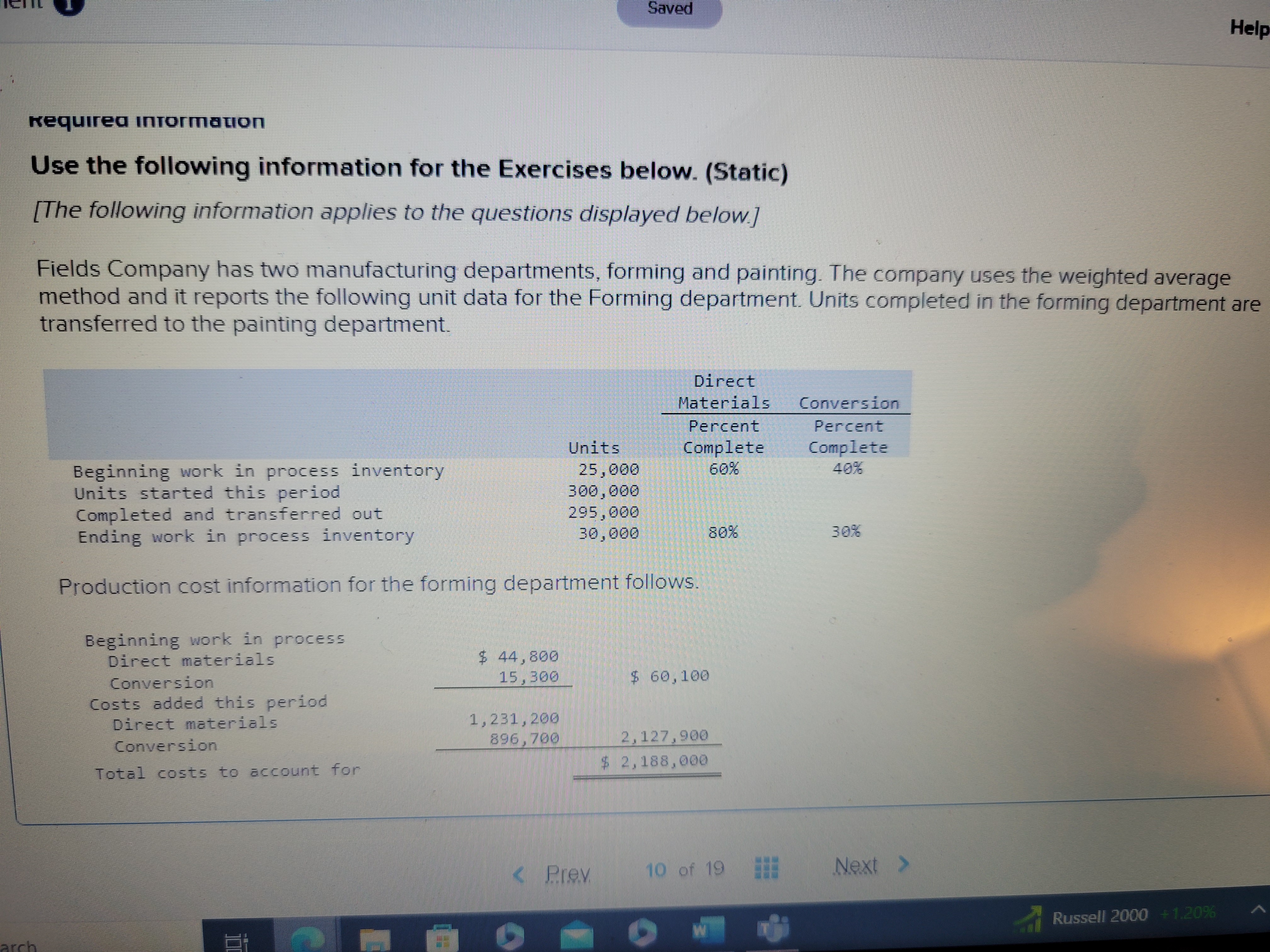 Saved Help requirea information Use the following