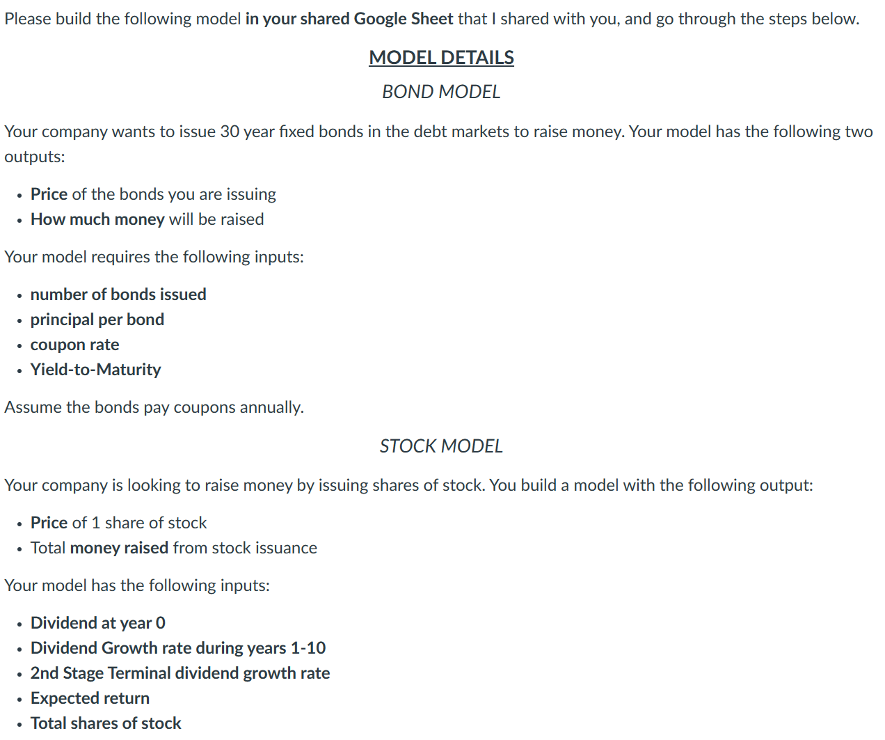 \fPlease build the following model in your shared