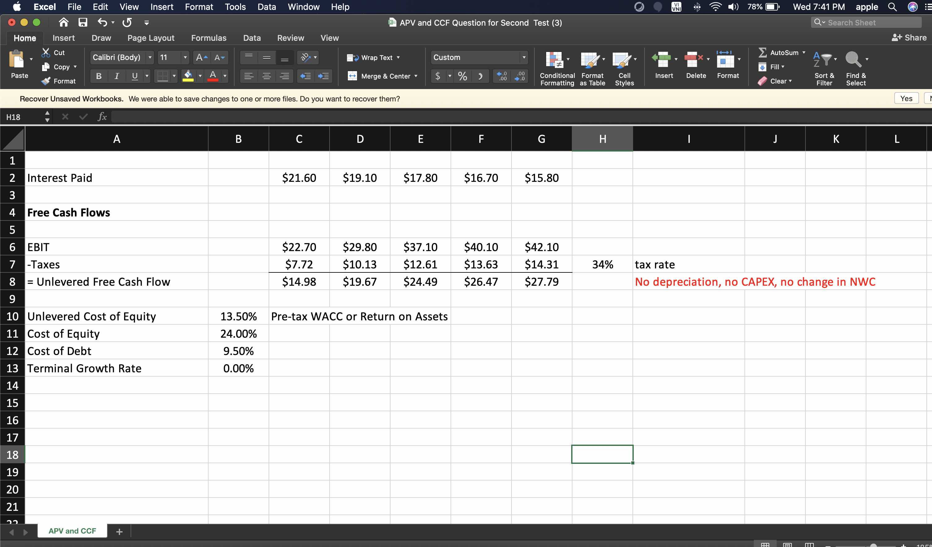 Based on the attached spreadsheet (loosely based