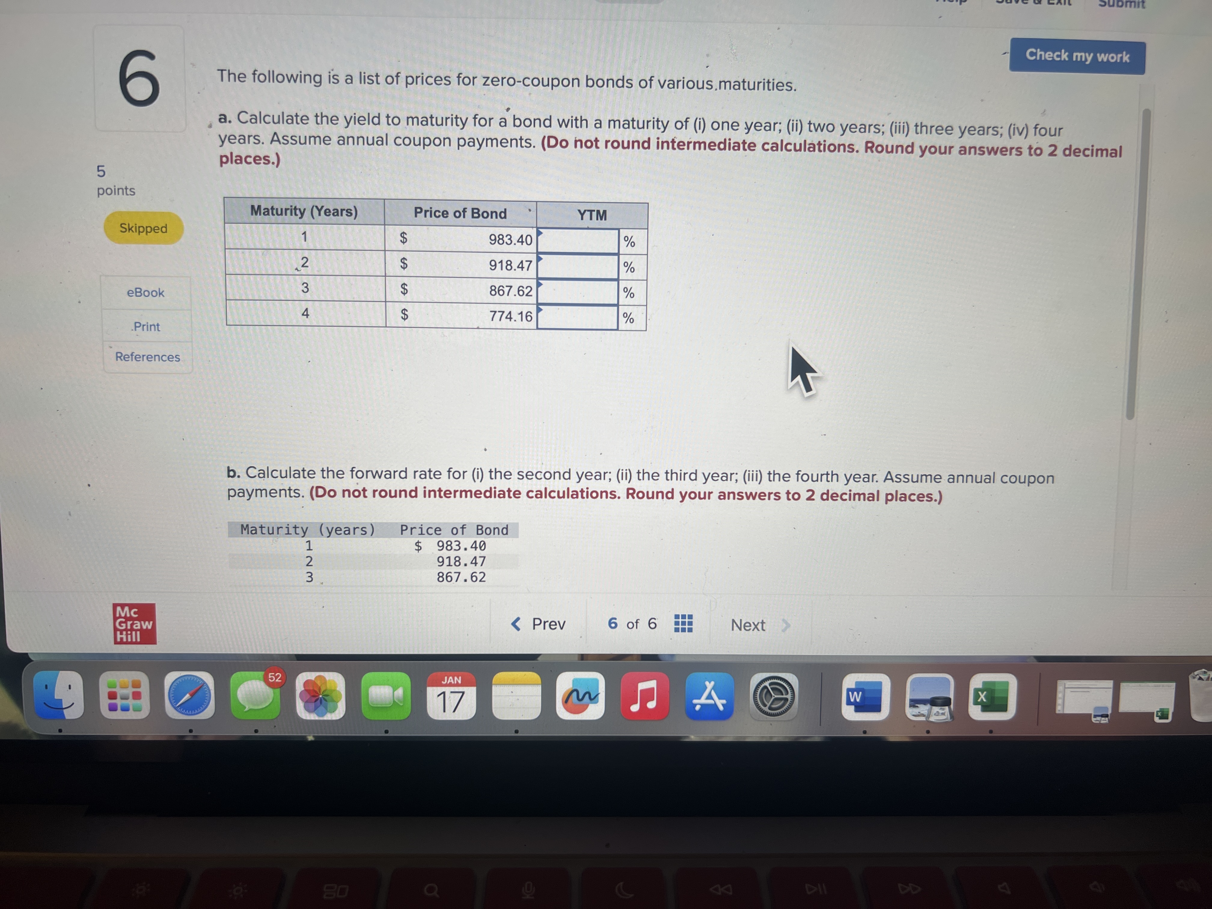 S ave o EAIL Suomit M Check my work The following