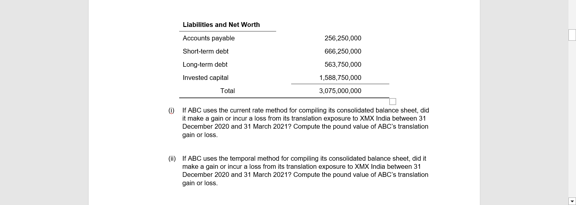 (6) Suppose that the current exchange rate