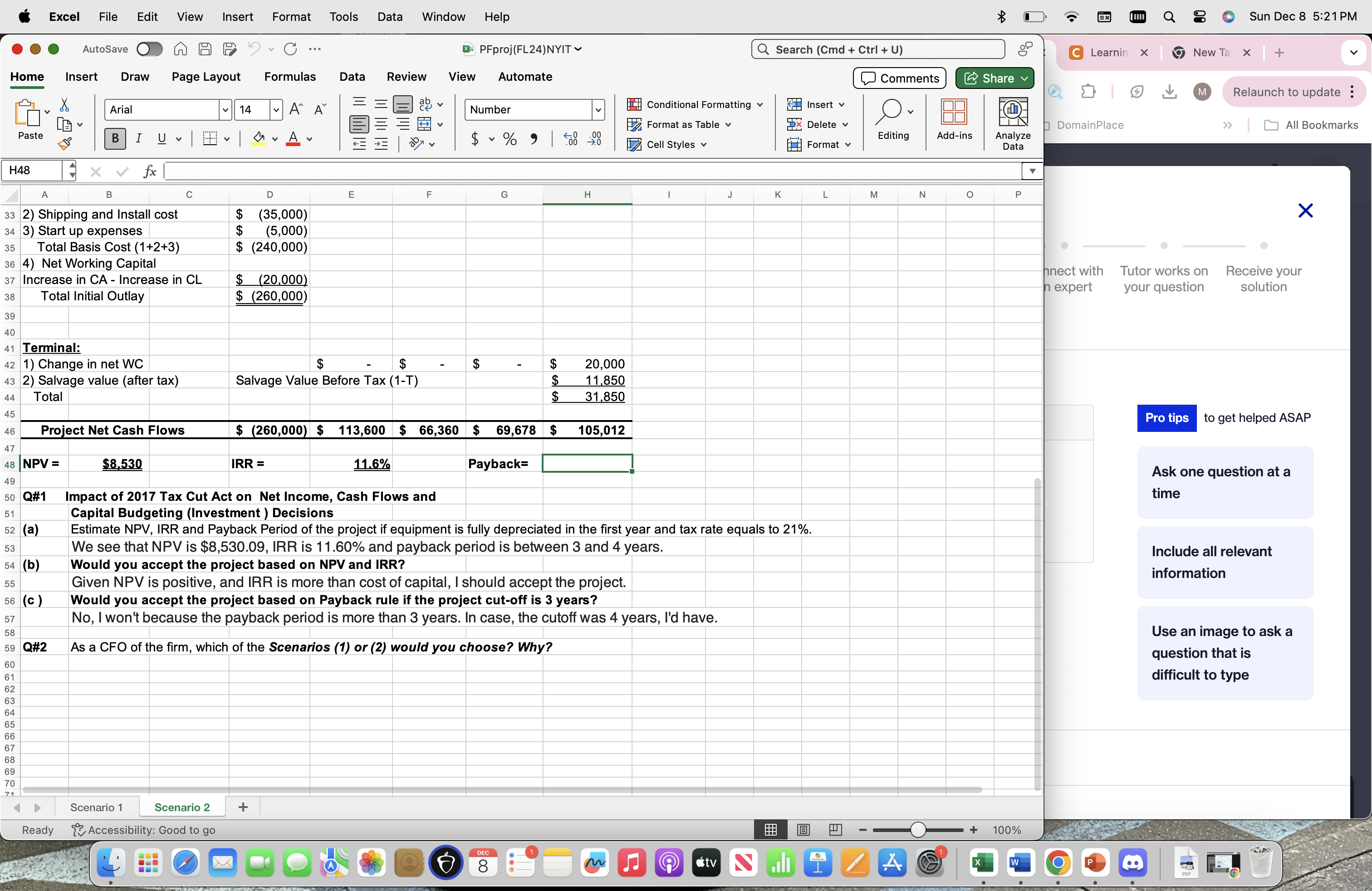 Excel File Edit View Insert Format Tools Data
