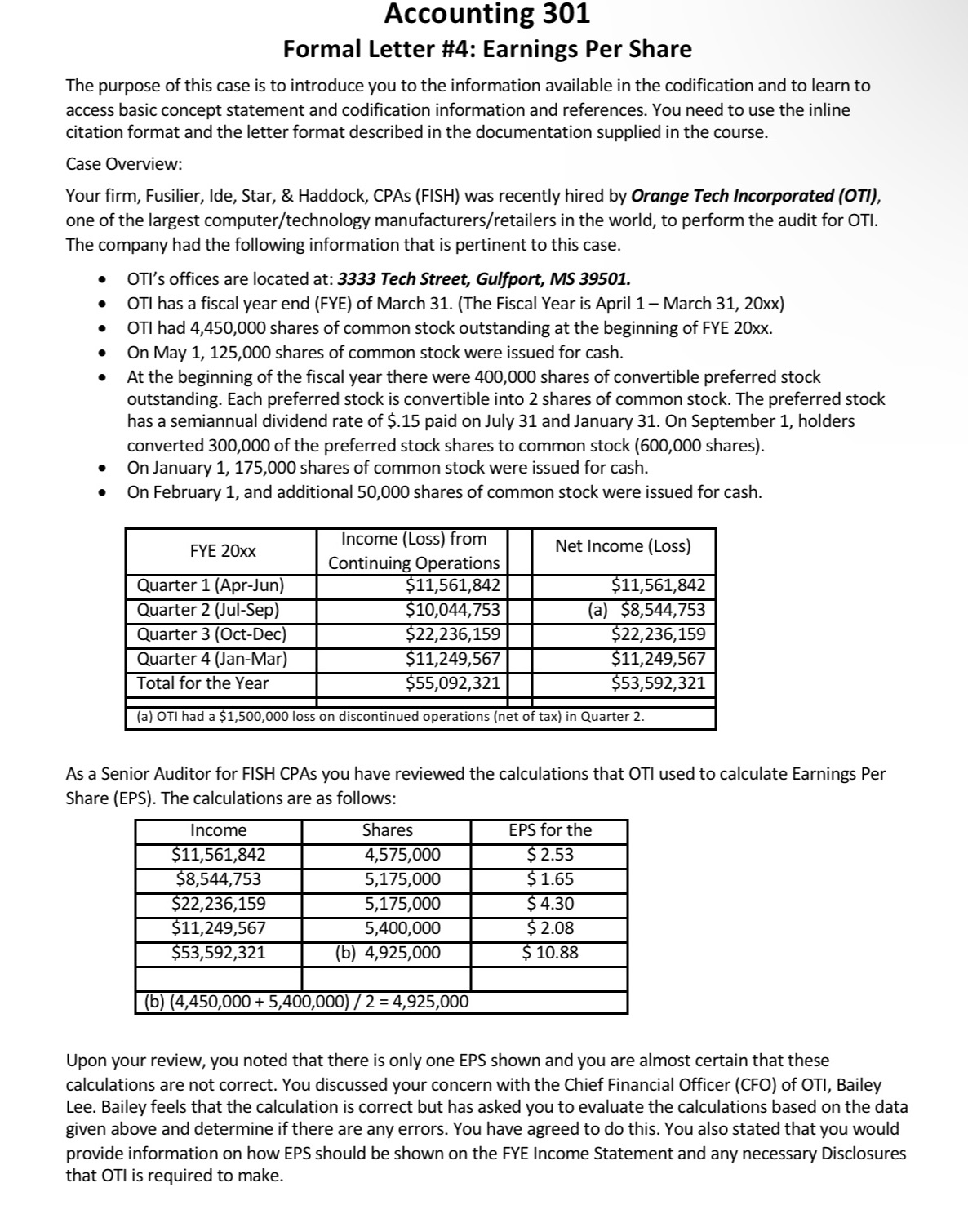 please help with this letter ! I have provided