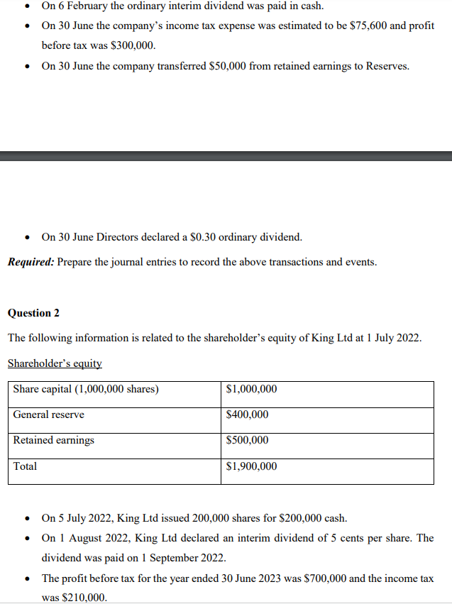 Question 1 Jordan Lid acquired a new equipment on
