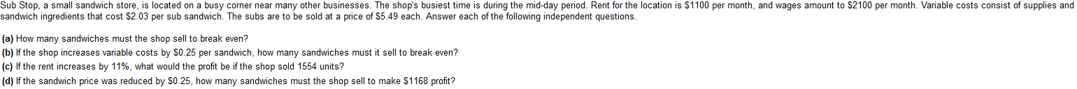 Help with this much appreciated: Sub Stop, a