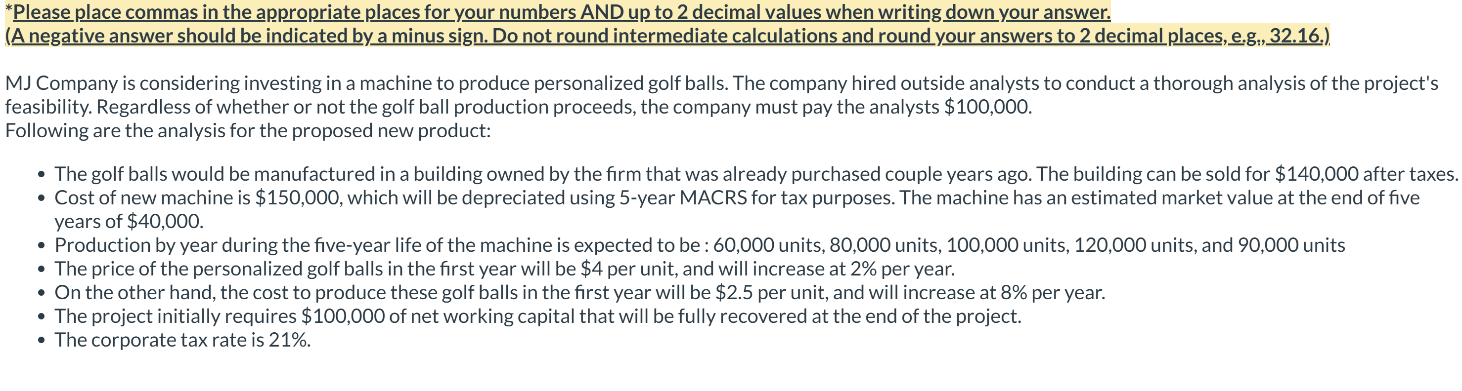(A negative answer should be indicated by a minus