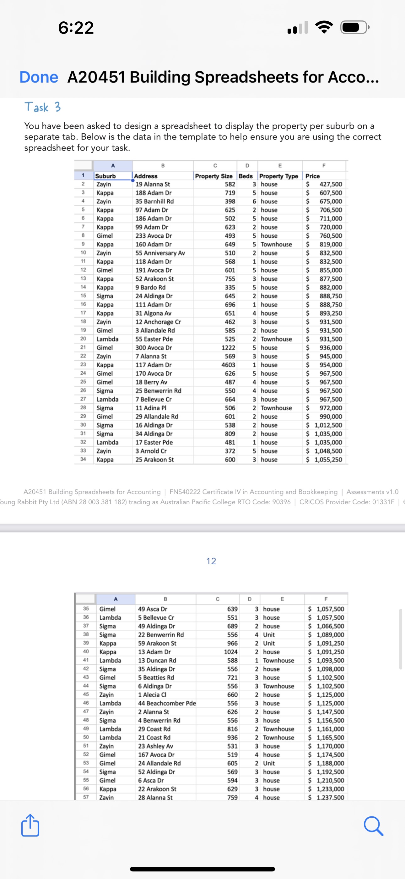 please answer. needed asap. please provide table