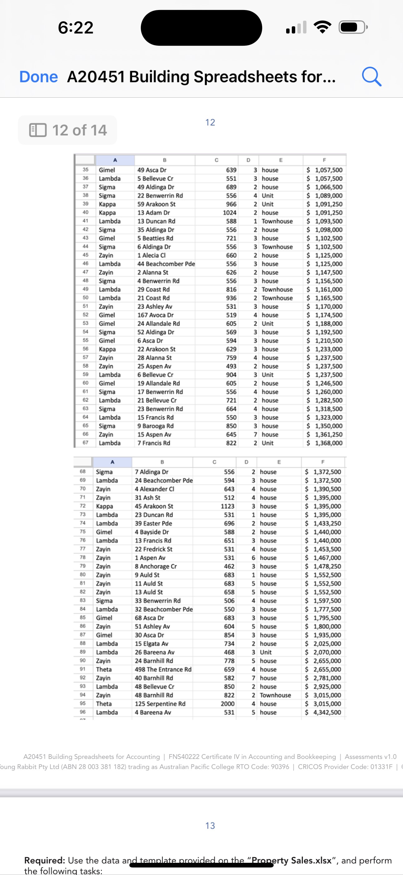 please answer. needed asap. please provide table