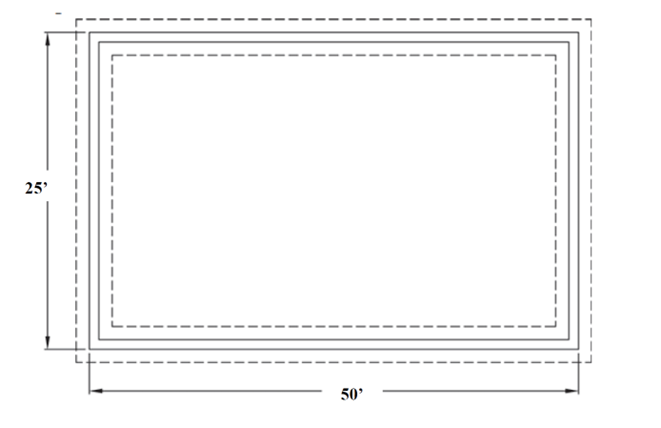 1 . Determine the amount of excavation needed for