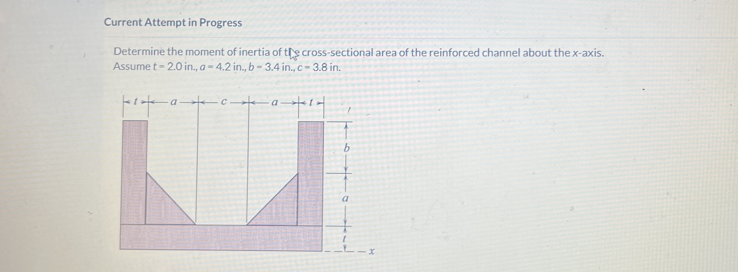 Current Attempt in Progress Determine the moment