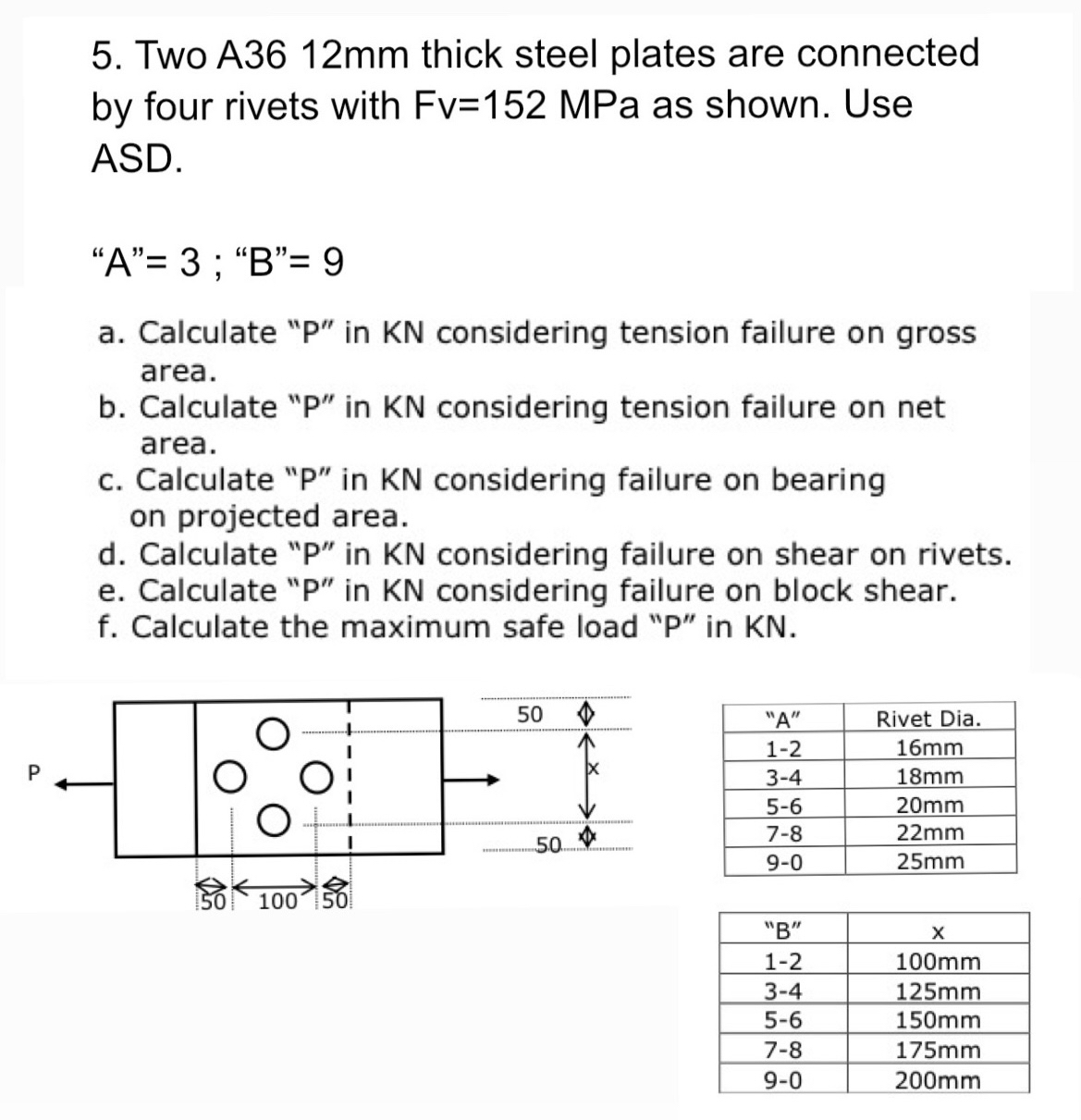 Two A 3 6 1 2 mm thick steel plates are connected
