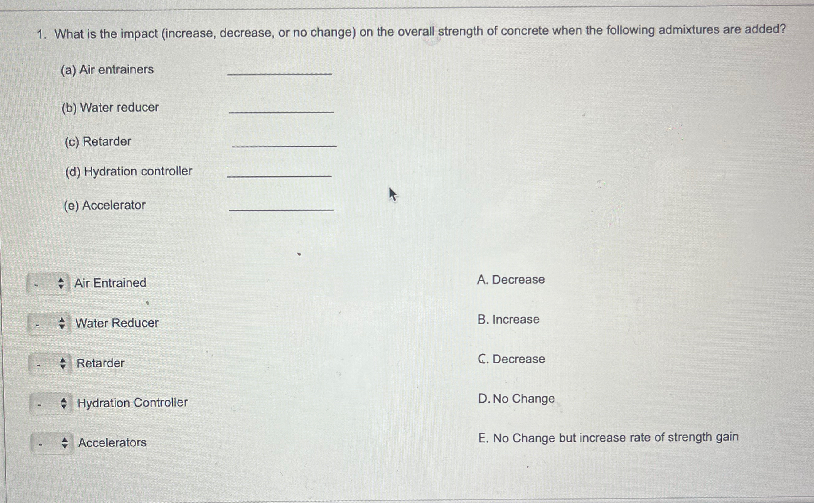 What is the impact ( increase , decrease, or no