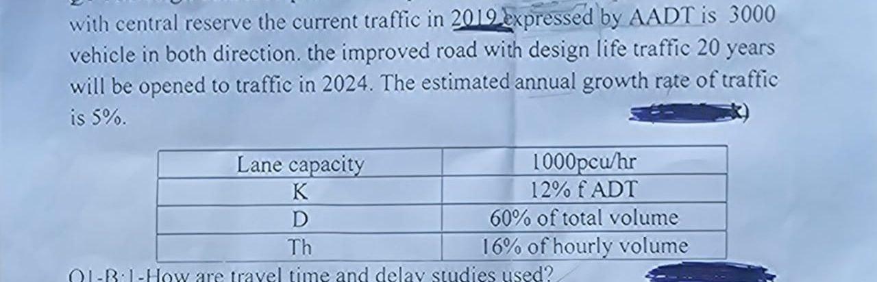 with central reserve the current traffic in 2 0 1