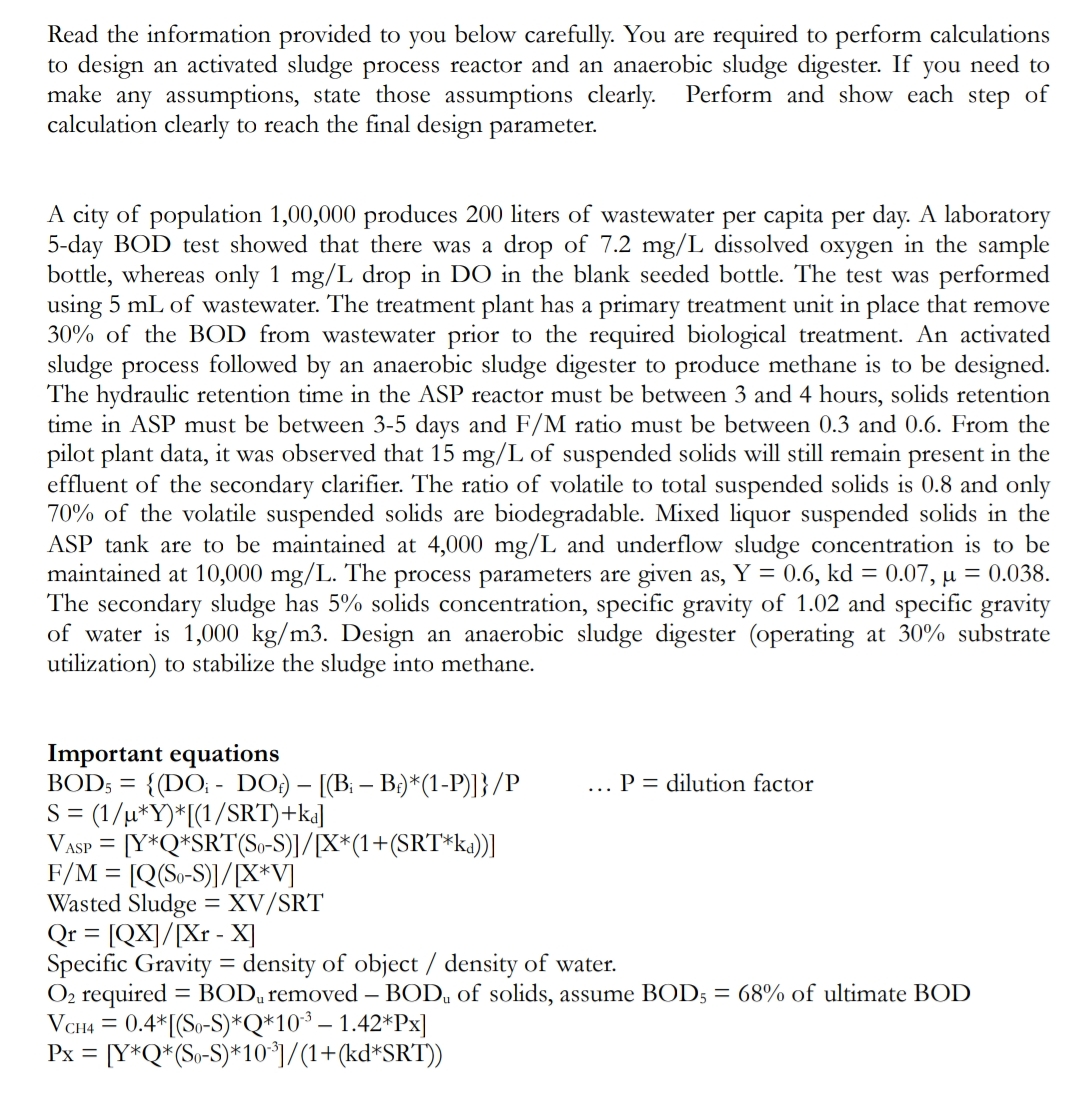 Read the information provided to you below