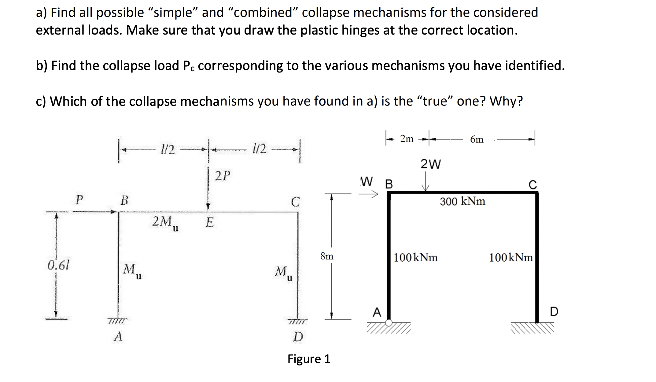 a ) Find all possible "simple" and "combined"