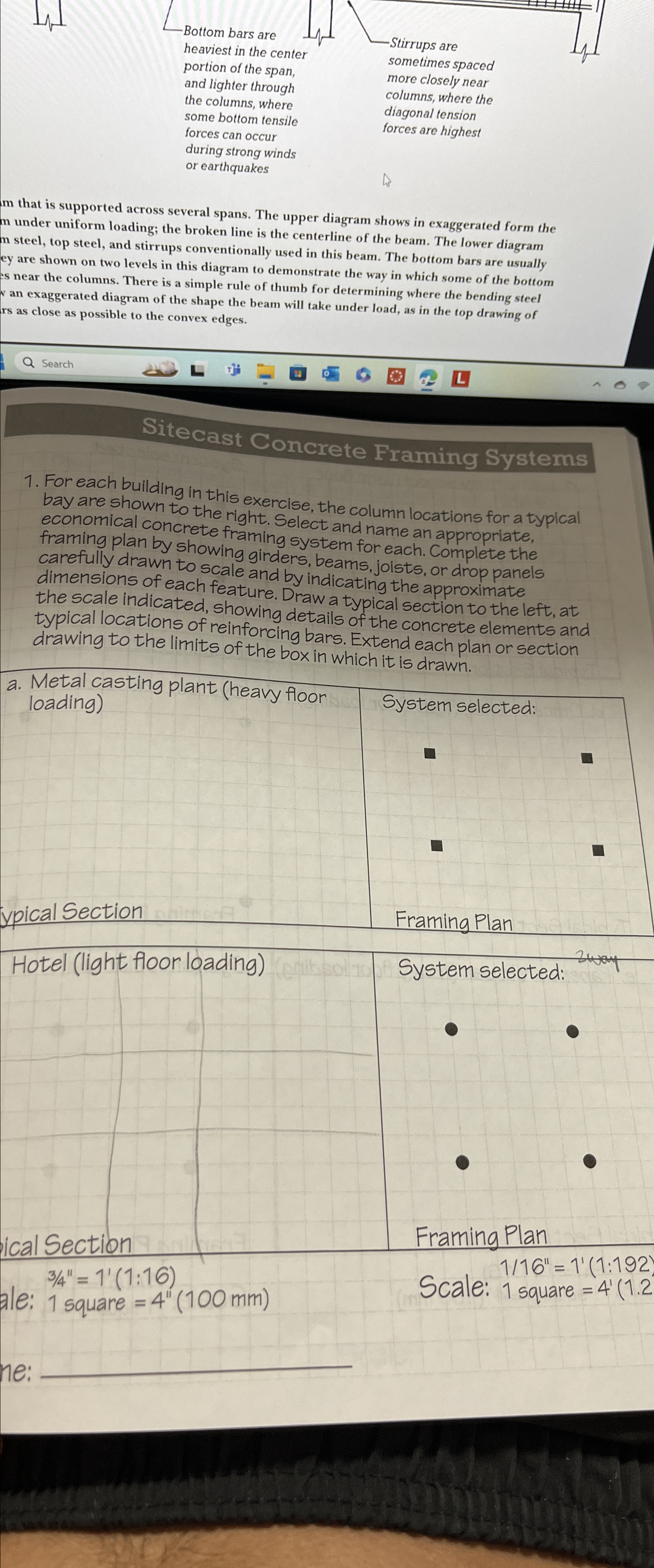 Bottom bars are heaviest in the center portion of