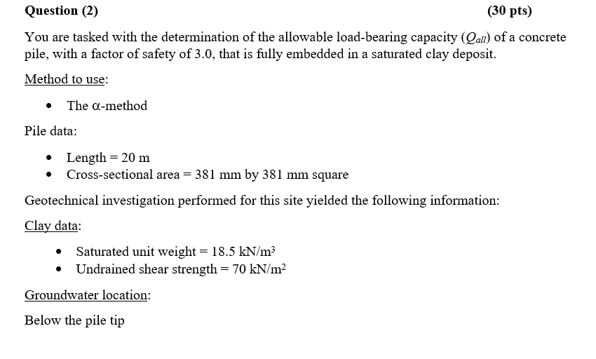 Question ( 2 ) You are tasked with the