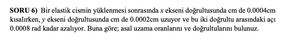 SORU 6 ) Bir elastik cismin y klenmesi sonras nda