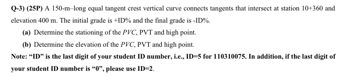 Q - 3 ) ( 2 5 P ) A 1 5 0 - m - long equal