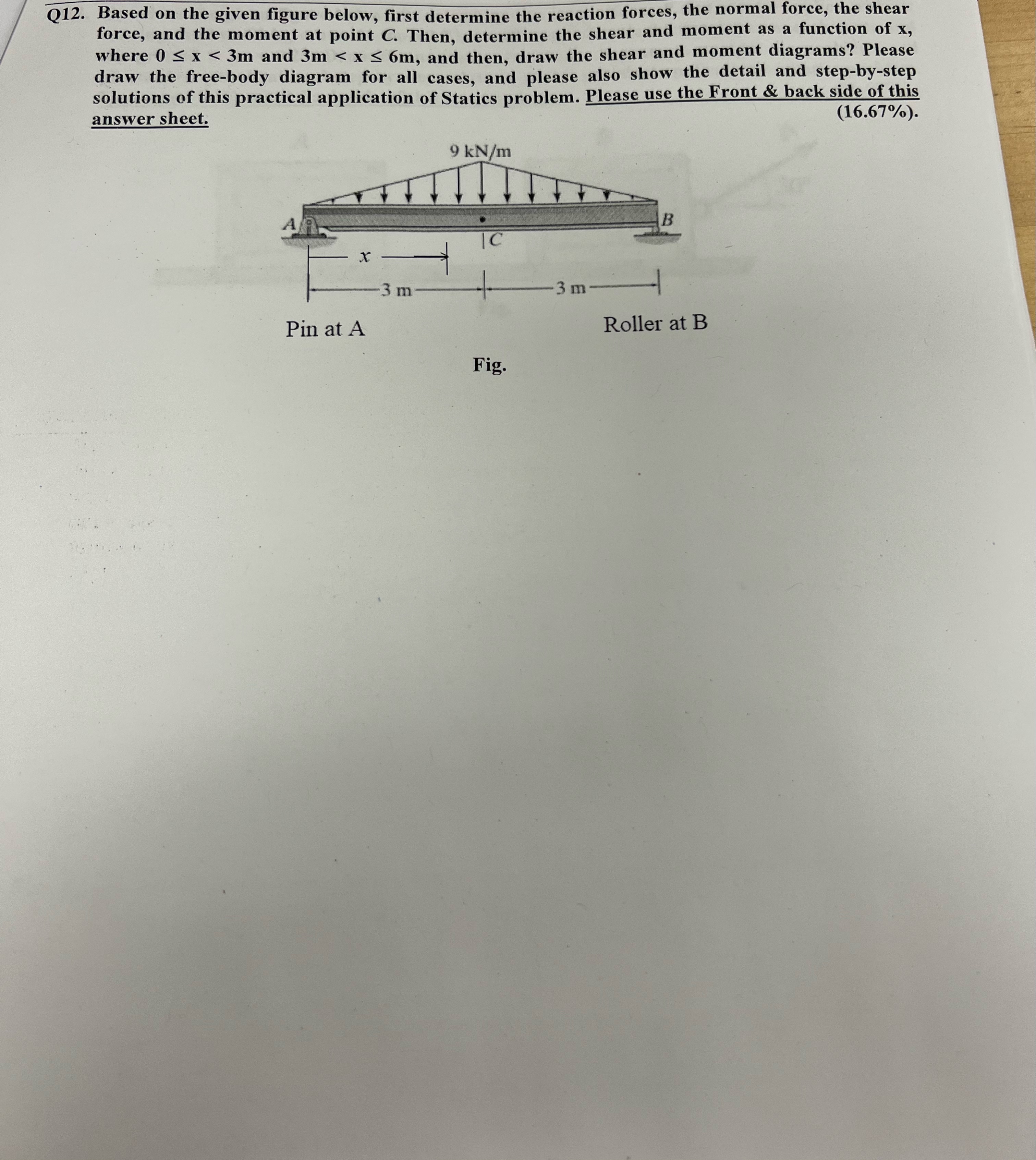 Q 1 2 . Based on the given figure below, first