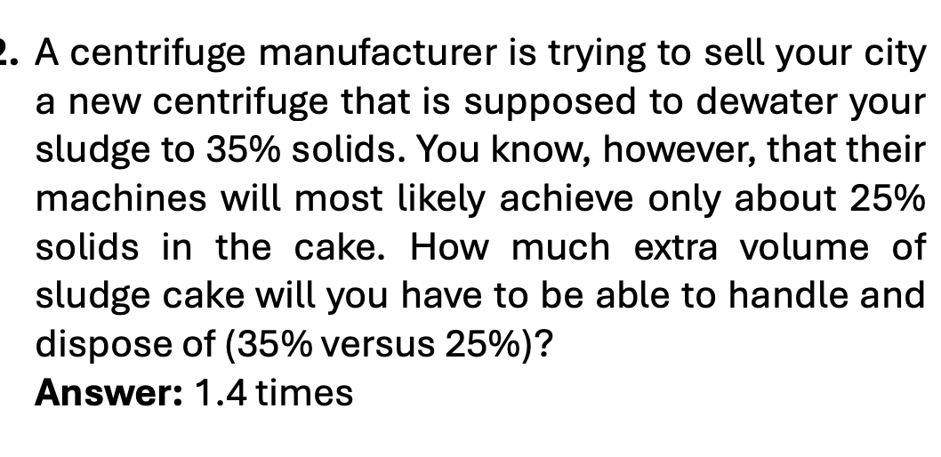 A centrifuge manufacturer is trying to sell your