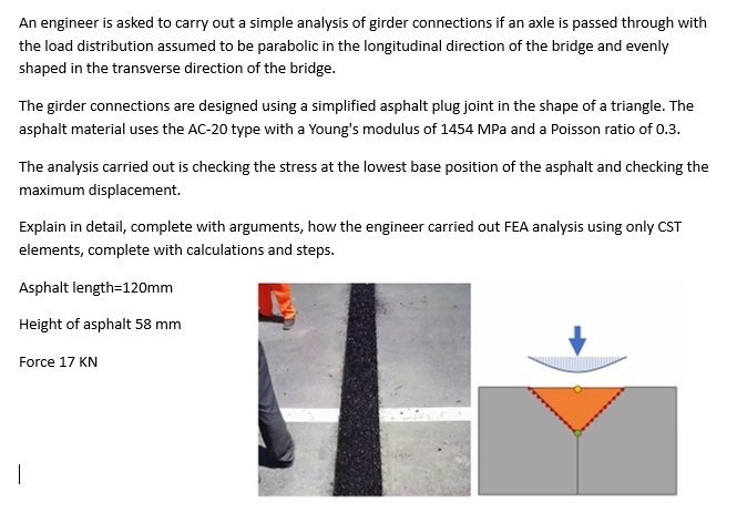 ( Caalculate manually ) an engineer is asked to
