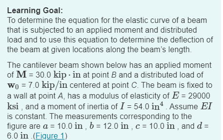 Learning Goal: To determine the equation for the