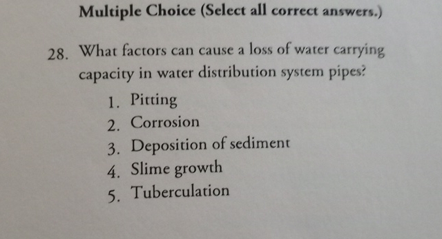 Multiple Choice ( Select all correct answers. ) 2